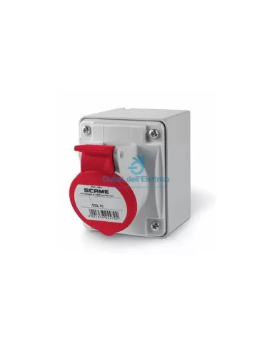 Scame Parre 522.1656 Sockel par.c/dir.3p+t 16a 44 6h